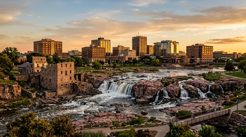 Sioux Falls skyline representing South Dakota business opportunities